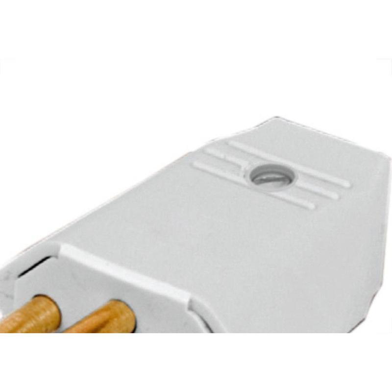 Pino Macho Perlex 2P+T 10A 1043 Cinza - Plugs e Adaptadores
